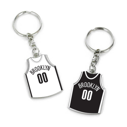 WHOLESALE NEW JERSEY NETS REVERSIBLE HOME/AWAY JERSEY KEYCHAIN