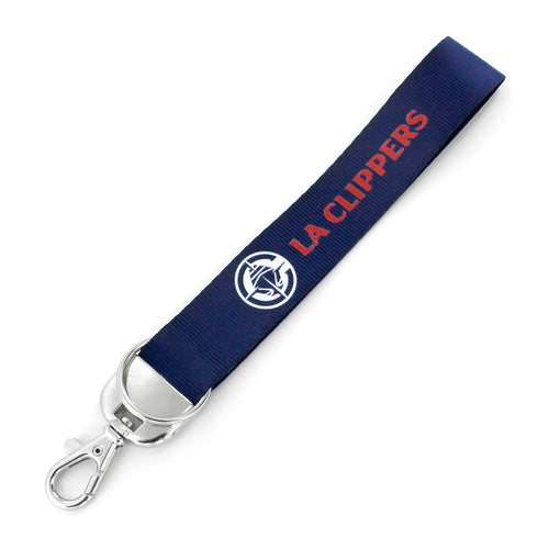 WHOLESALE LOS ANGELES CLIPPERS DELUXE WRISTLET KEYCHAIN