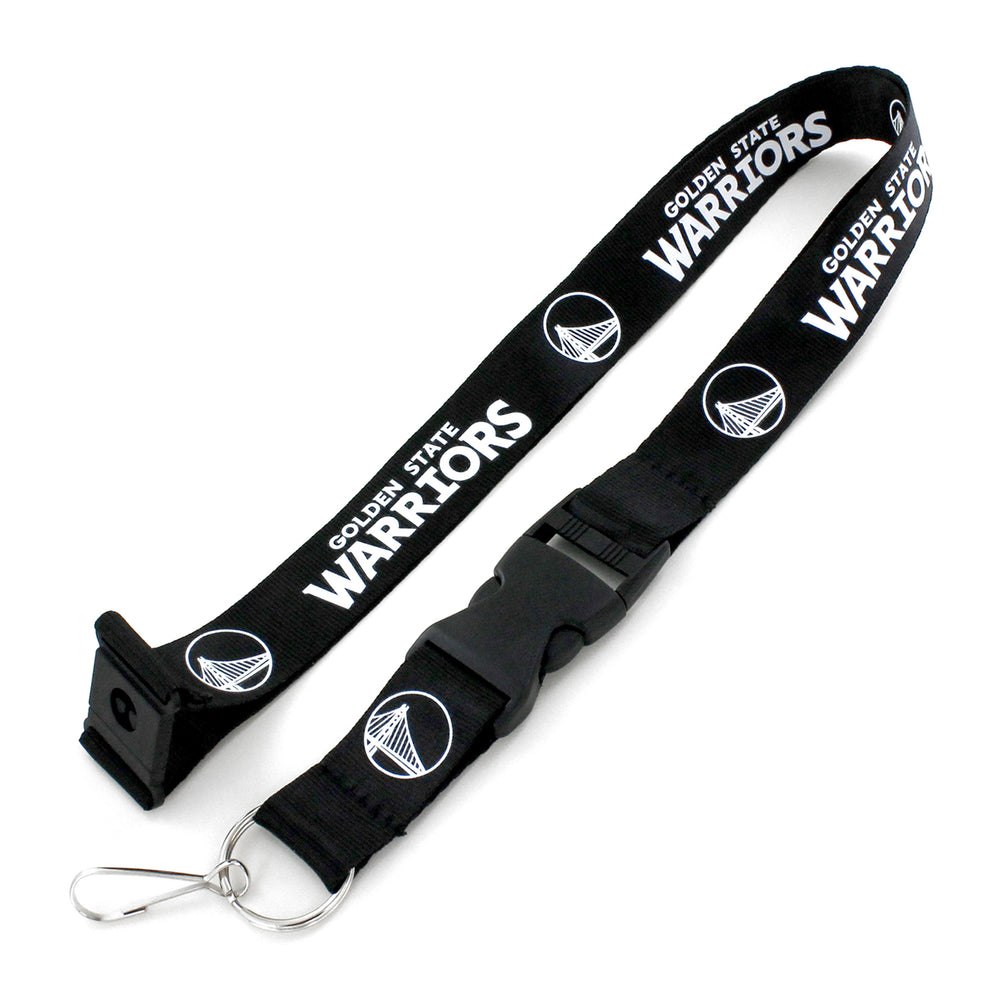 WHOLESALE GOLDEN STATE WARRIORS (BLACK & WHITE) TEAM LANYARD