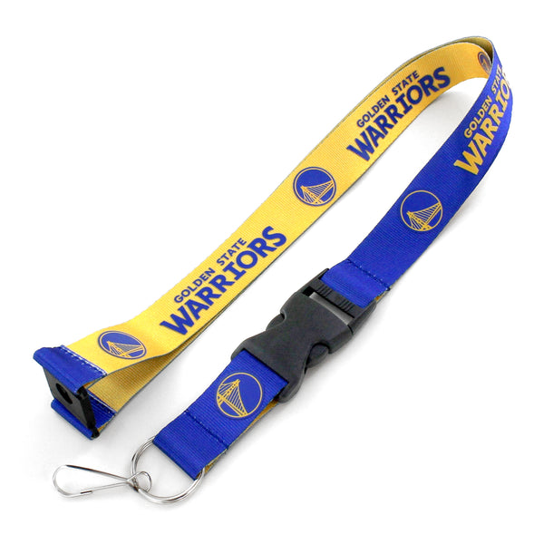 WHOLESALE GOLDEN STATE WARRIORS (BLUE/GOLD) REVERSIBLE LANYARD