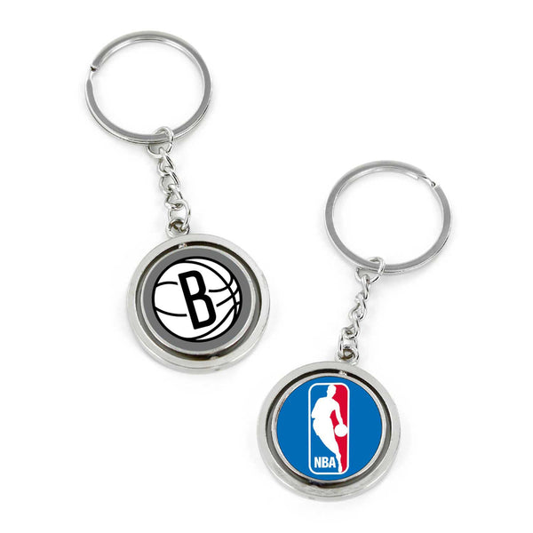 WHOLESALE NEW JERSEY NETS SPINNING KEYCHAIN