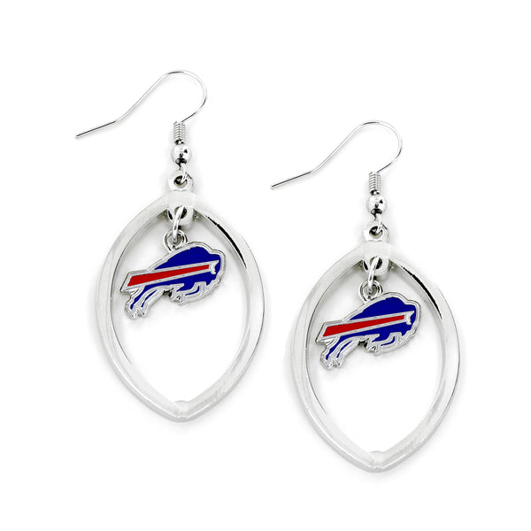 WHOLESALE BUFFALO BILLS FOOTBALL CUTOUT EARRING