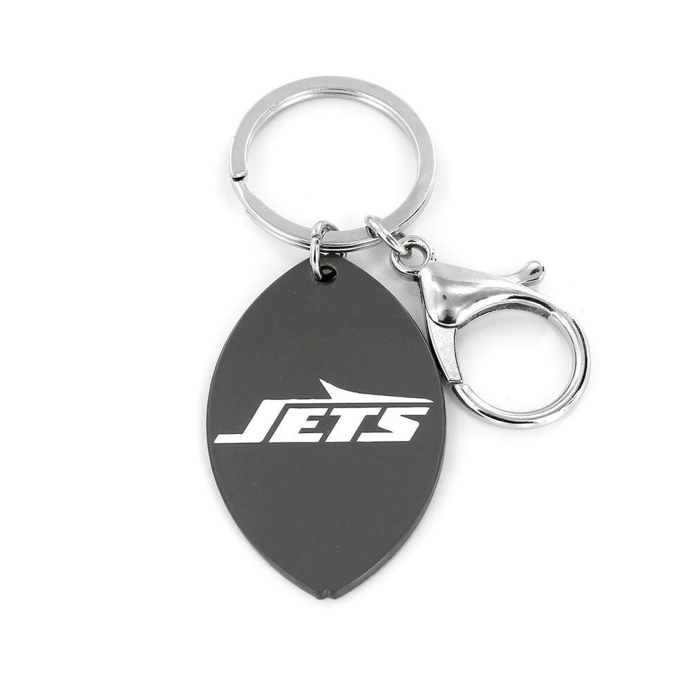 NEW YORK JETS MATTE FINISH FOOTBALL KEYCHAIN