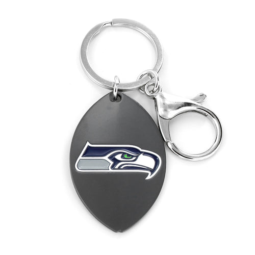 WHOLESALE SEATTLE SEAHAWKS MATTE FINISH FOOTBALL KEYCHAIN