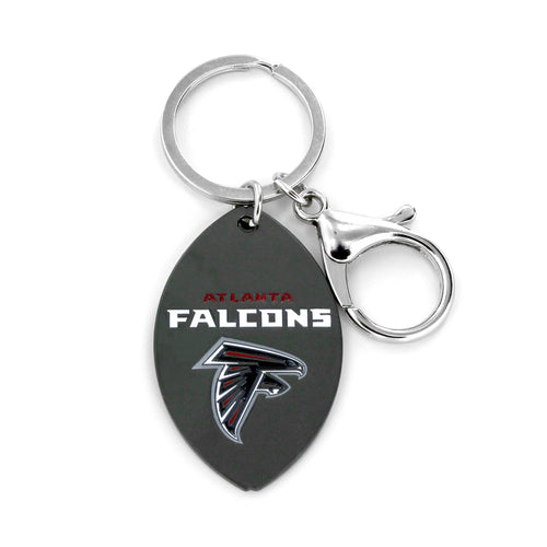 WHOLESALE ATLANTA FALCONS MATTE FINISH FOOTBALL KEYCHAIN