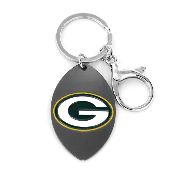 WHOLESALE GREEN BAY PACKERS MATTE FINISH FOOTBALL KEYCHAIN