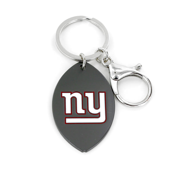 WHOLESALE NEW YORK GIANTS MATTE FINISH FOOTBALL KEYCHAIN