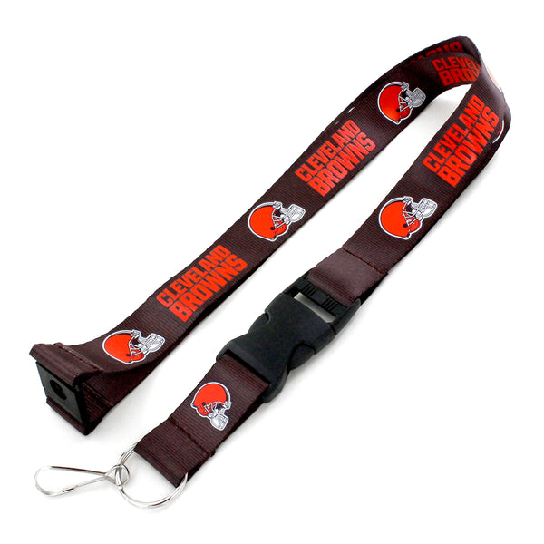 WHOLESALE CLEVELAND BROWNS (BROWN) TEAM LANYARD