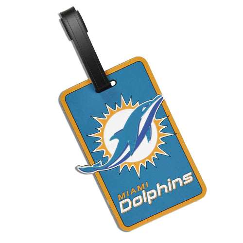 WHOLESALE MIAMI DOLPHINS SOFT BAG TAG