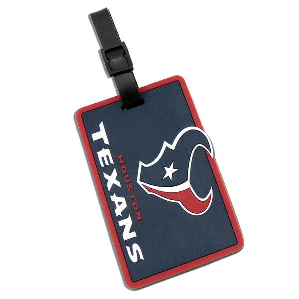 WHOLESALE HOUSTON TEXANS SOFT BAG TAG