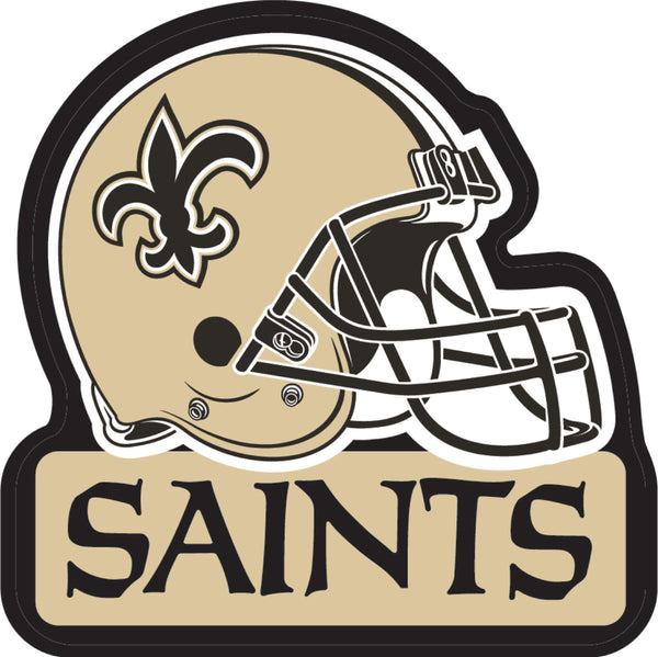 WHOLESALE NEW ORLEANS SAINTS 3" FOOTBALL HELMET MAGNET