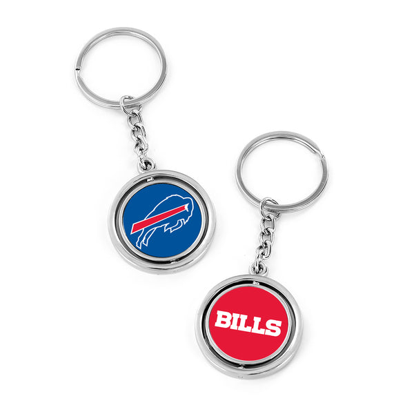 WHOLESALE BUFFALO BILLS (LOGO/WORDMARK) SPINNING KEYCHAIN
