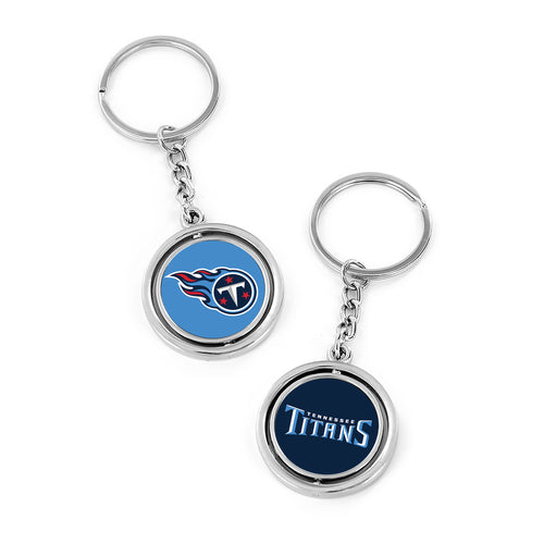 WHOLESALE TENNESSEE TITANS (LOGO/WORDMARK) SPINNING KEYCHAIN