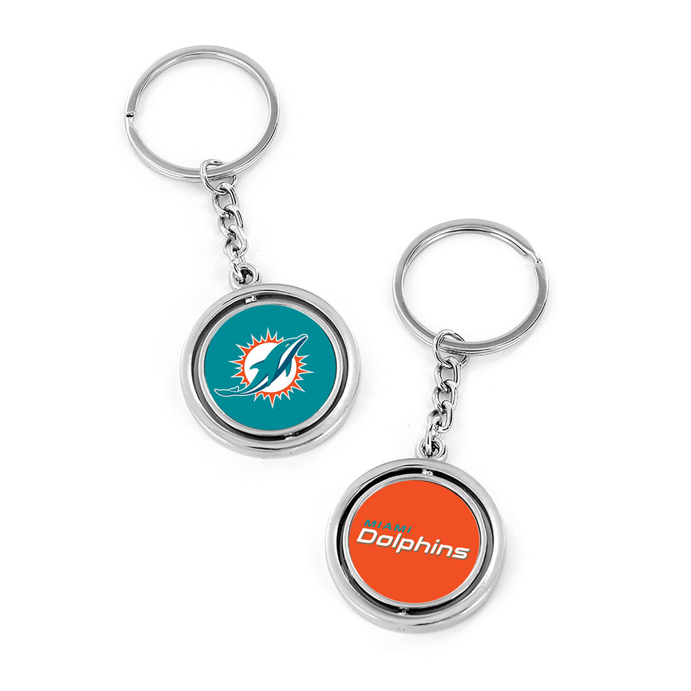 MIAMI DOLPHINS (LOGO/WORDMARK) SPINNING KEYCHAIN
