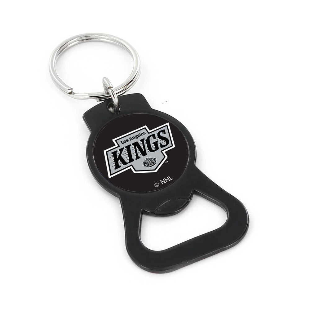 WHOLESALE LOS ANGELES KINGS (BLACK) BOTTLE OPENER KEYCHAIN
