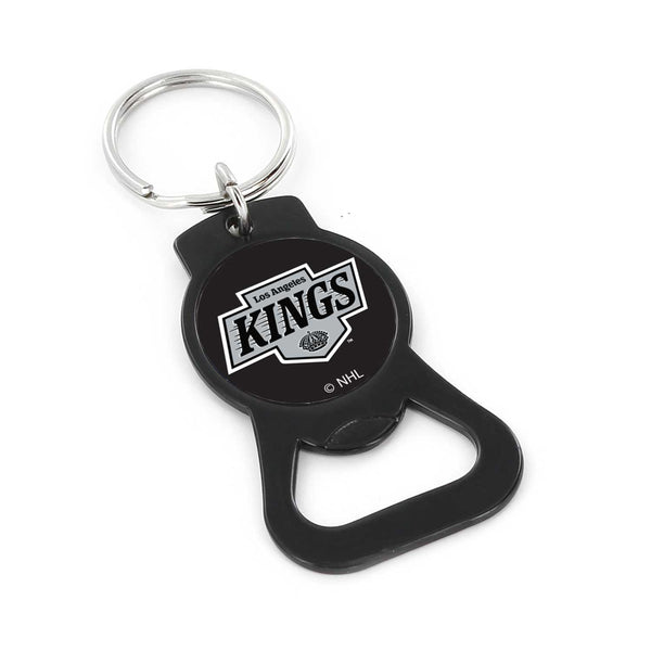 WHOLESALE LOS ANGELES KINGS (BLACK) BOTTLE OPENER KEYCHAIN