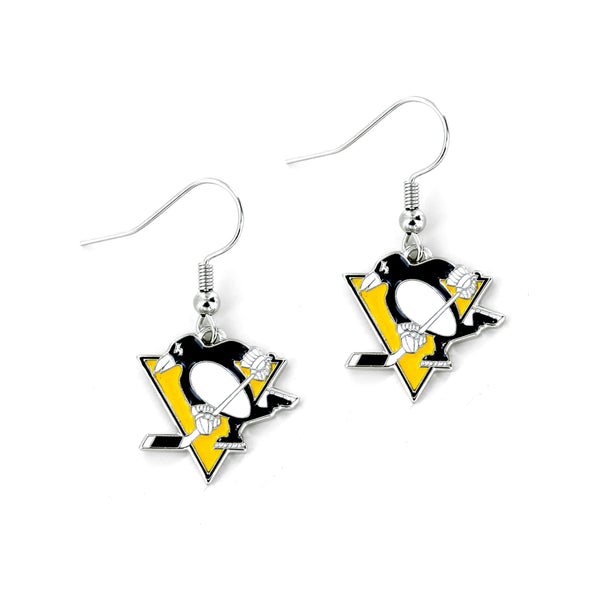 WHOLESALE PITTSBURGH PENGUINS DANGLER EARRINGS
