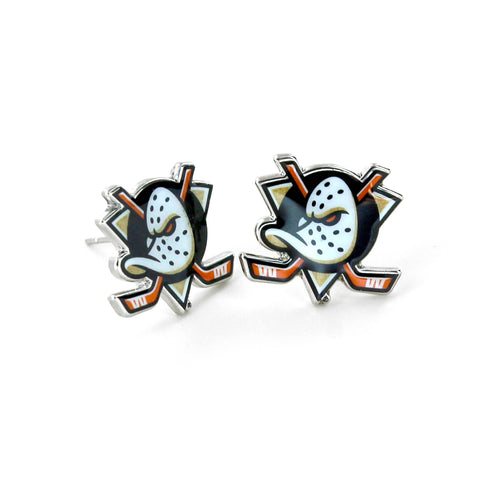 WHOLESALE ANAHEIM DUCKS TEAM POST EARRINGS