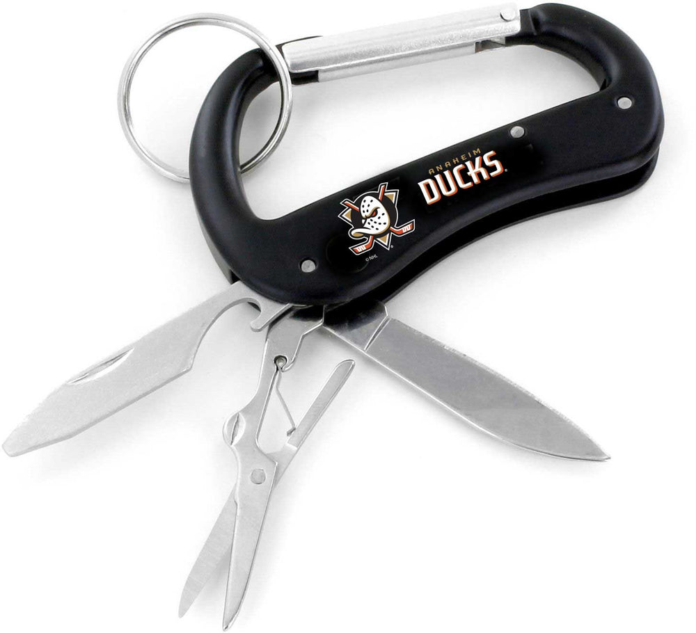 WHOLESALE ANAHEIM DUCKS CARABINER MULTI TOOL KEYCHAIN (SP)