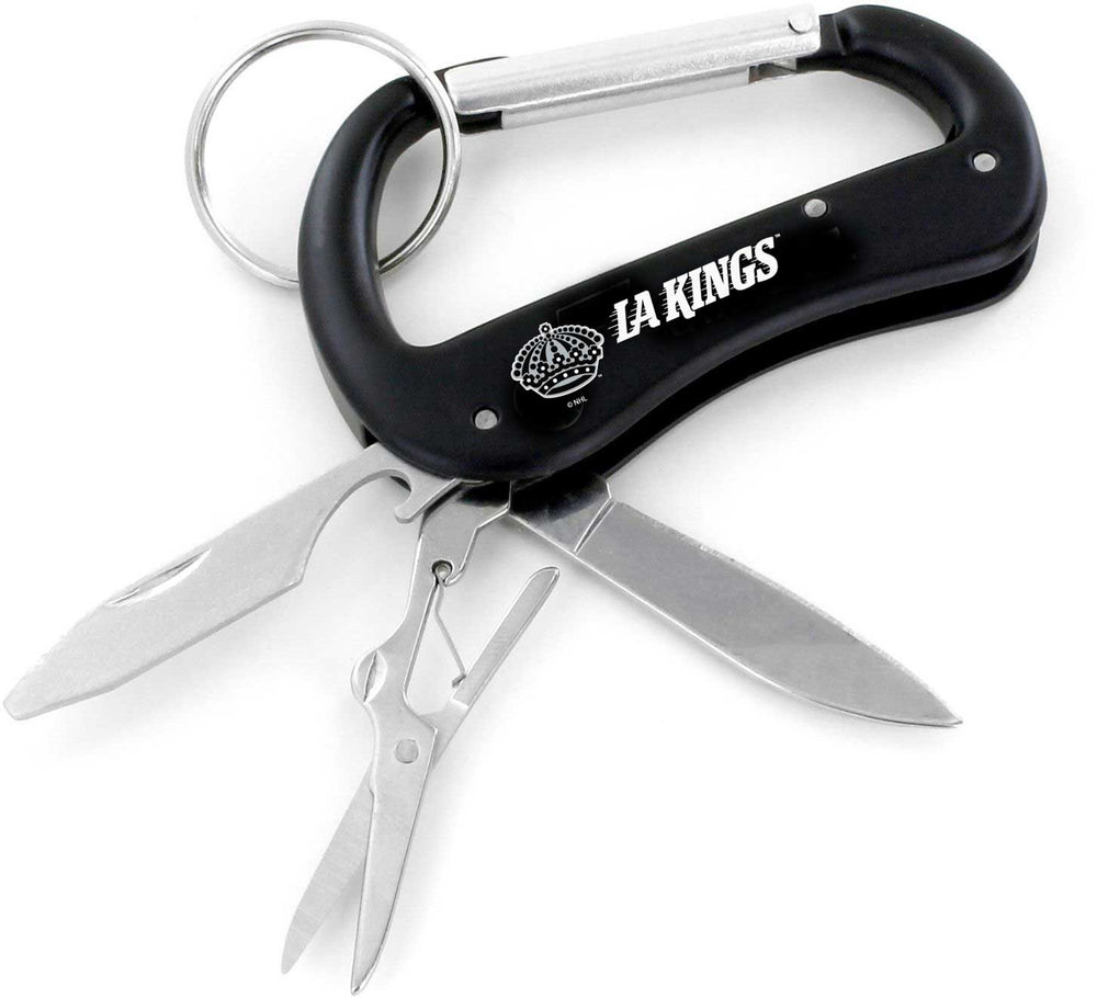 WHOLESALE LOS ANGELES KINGS CARABINER MULTI TOOL KEYCHAIN (SP)