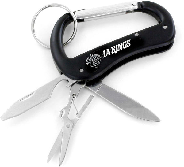 WHOLESALE LOS ANGELES KINGS CARABINER MULTI TOOL KEYCHAIN (SP)