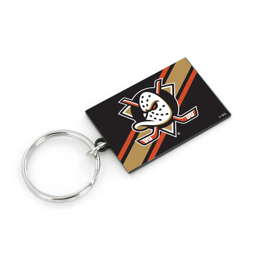 WHOLESALE ANAHEIM DUCKS STRIPED KEYCHAIN