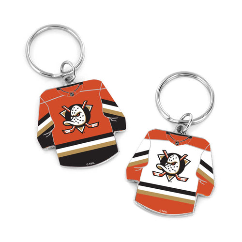 WHOLESALE ANAHEIM DUCKS REVERSIBLE HOME/AWAY JERSEY KEYCHAIN