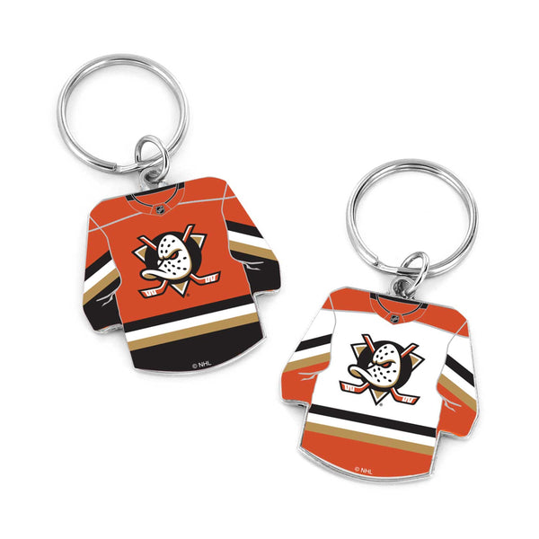WHOLESALE ANAHEIM DUCKS REVERSIBLE HOME/AWAY JERSEY KEYCHAIN
