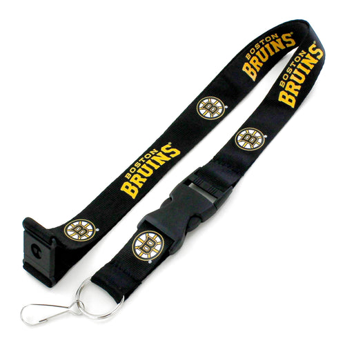 WHOLESALE BOSTON BRUINS (BLACK) TEAM LANYARD
