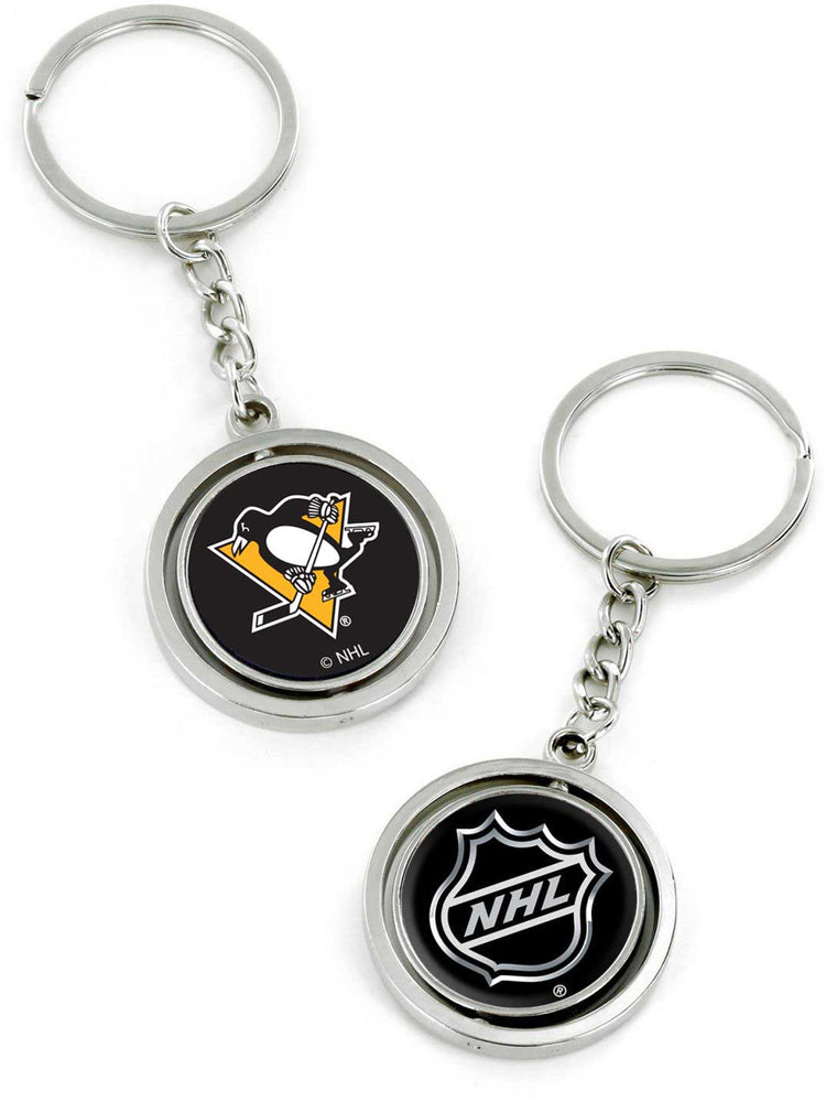 WHOLESALE PITTSBURGH PENGUINS SPINNING KEYCHAIN