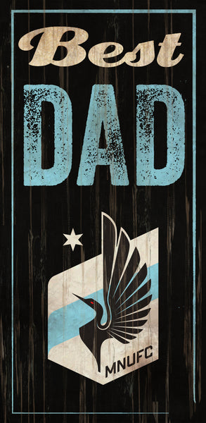 Wholesale MLS0632-Best Dad 6x12 / S0632-Minnesota United FC