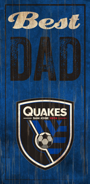 Wholesale MLS0632-Best Dad 6x12 / S0632-San Jose Eathquakes