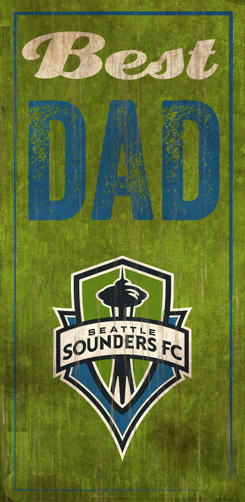 Wholesale MLS0632-Best Dad 6x12 / S0632-Seattle Sounders