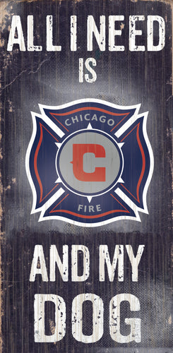 Wholesale MLS0640-All I Need Baseball Dog 6x12 / S0640-Chicago Fire