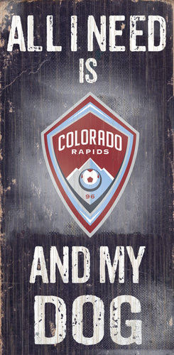 Wholesale MLS0640-All I Need Baseball Dog 6x12 / S0640-Colorado Rapids