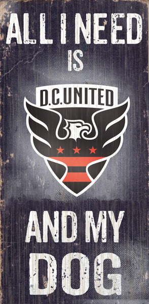 Wholesale MLS0640-All I Need Baseball Dog 6x12 / S0640-DC United