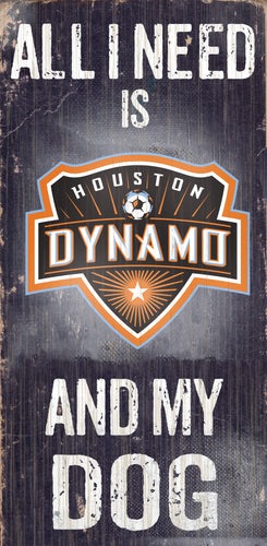 Wholesale MLS0640-All I Need Baseball Dog 6x12 / S0640-Houston Dynamo