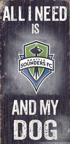 Wholesale MLS0640-All I Need Baseball Dog 6x12 / S0640-Seattle Sounders