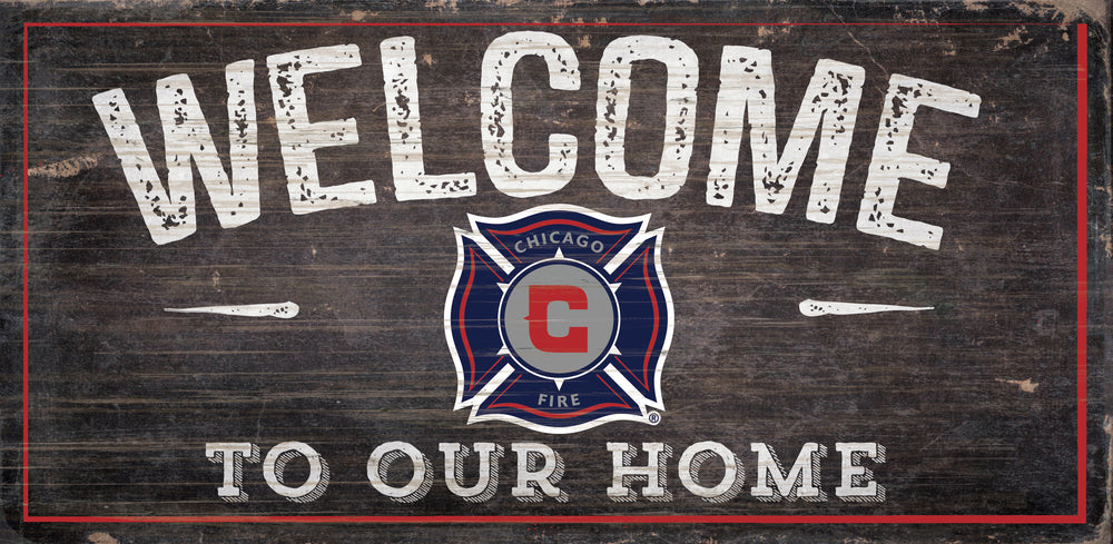 Wholesale MLS0654-Welcome To Our Home 6x12 / S0654-Chicago Fire