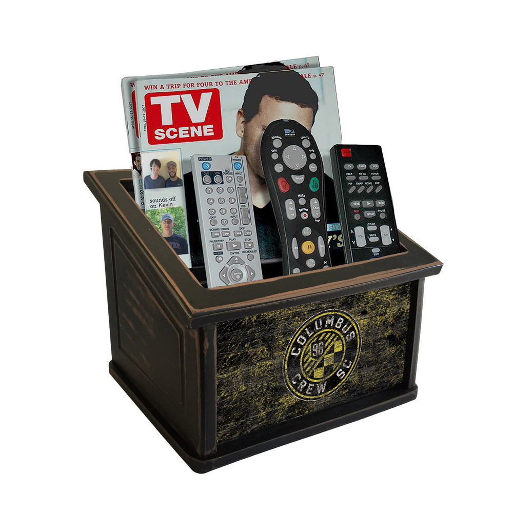Wholesale MLS0764-Distressed Media Organizer Color / S0764-Columbus Crew