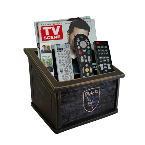 Wholesale MLS0764-Distressed Media Organizer Color / S0764-San Jose Earthquakes