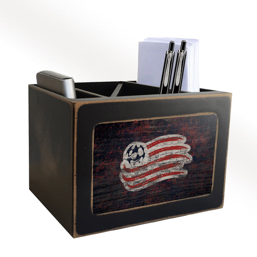 Wholesale MLS0767-Distressed Desktop Organizer Color / S0767-New England Revolution