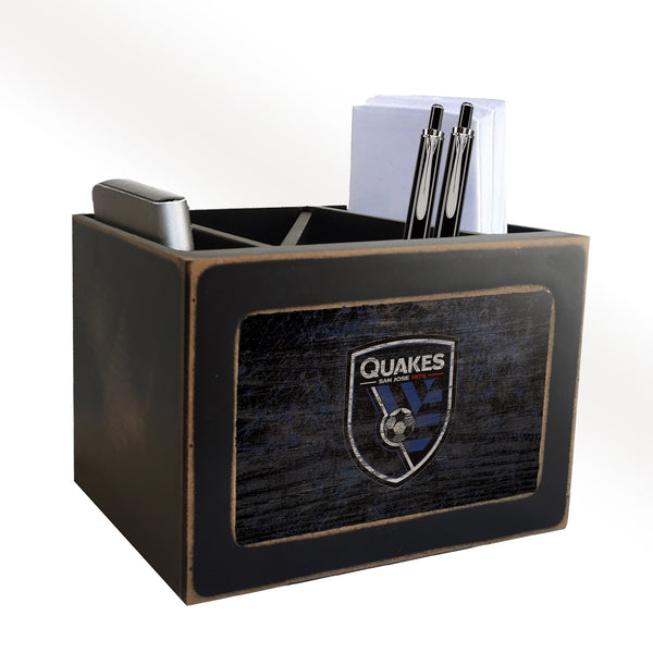 Wholesale MLS0767-Distressed Desktop Organizer Color / S0767-San Jose Earthquakes