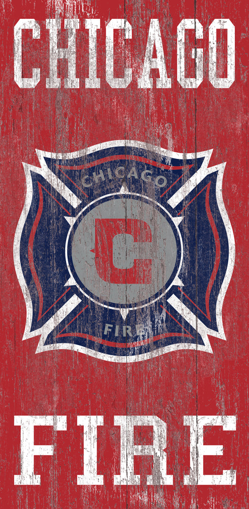 Wholesale MLS0786-Distressed Historic Logo 6x12 / S0786-Chicago Fire