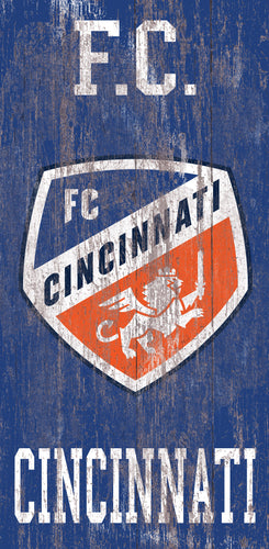 Wholesale MLS0786-Distressed Historic Logo 6x12 / S0786-FC Cincinnati