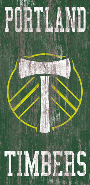 Wholesale MLS0786-Distressed Historic Logo 6x12 / S0786-Portland Timbers