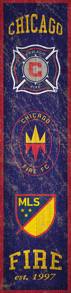 Wholesale MLS0787-Heritage Banner 6x24 / S0787-Chicago Fire