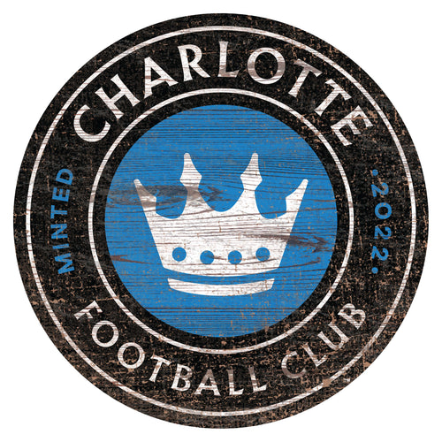 Wholesale MLS0843-Distressed Logo Cutout / S0843-Charlotte FC