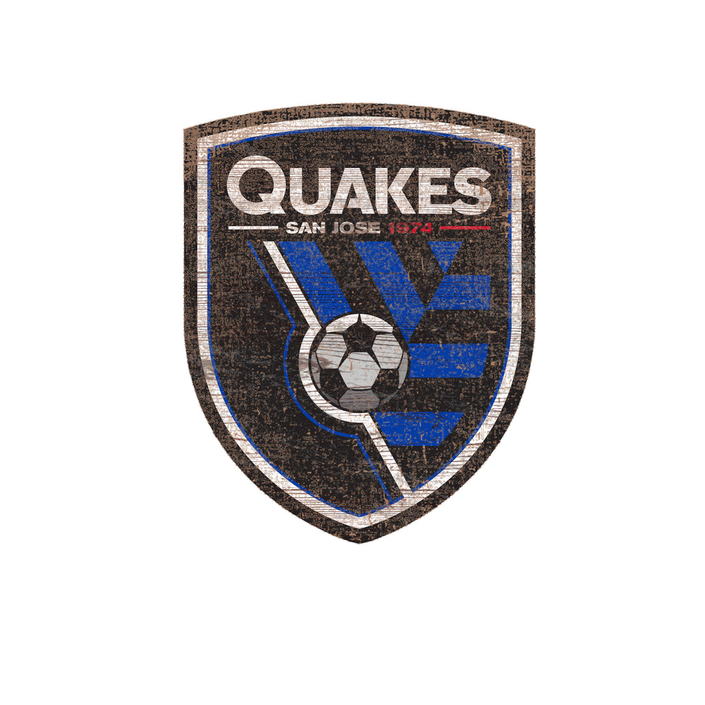 Wholesale MLS0843-Distressed Logo Cutout / S0843-San Jose Earthquakes