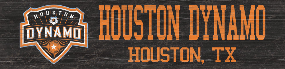 Wholesale MLS0846-Team Name 6x24 / S0846-Houston Dynamo